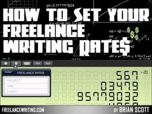 freelance writing rates