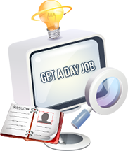 Get a day job icon