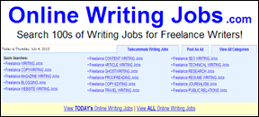 Online Writing Jobs