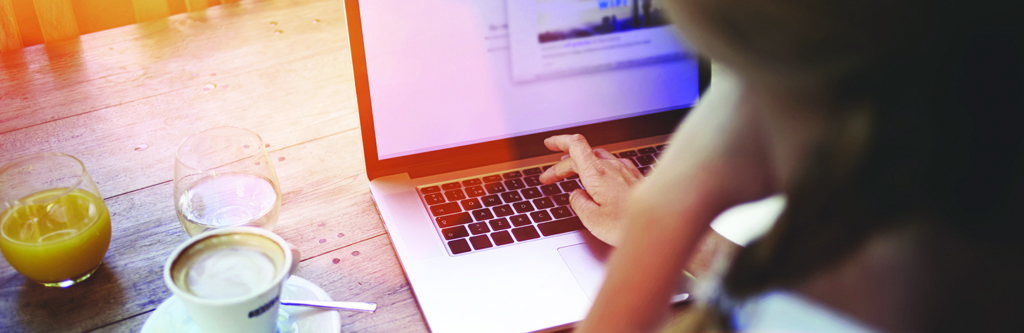 freelancer working on a piece