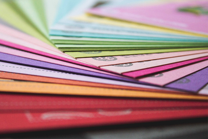 colorful folders