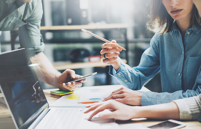 business women planning