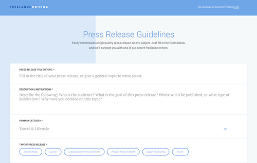 Hire Press Release Writers Platforms